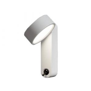 Martinelli luce Lampe murale applique TOGGLE (Blanc - Aluminium verni)