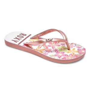 Roxy Viva Stamp Sandale, Rose/Blanc, 35 EU