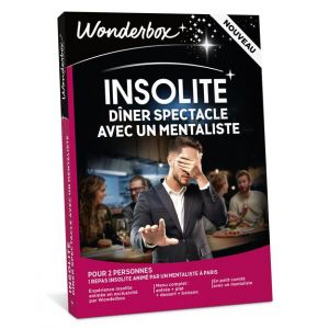 Wonderbox Dîner Spectacle Avec Un Mentaliste À Paris - Coffret Cadeau - Idée Cadeau Gastronomy
