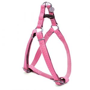 Image de Croci Pettorina Similpelle Mylord 60-10x25 Rosa per Cani, Regolabile, Resistente