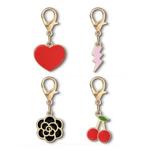 Force Case Bandouli&egrave;re Lot de 4 charms LOVE pour tour de cou