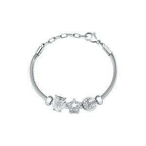 Morellato Bracelet - Scz1221 - Acier - Cristaux - Longueur 20 Cm R&eacute;glable