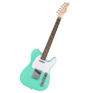 Fender Squier Debut Series Telecaster Guitare Electrique, Guitare pour D&eacute;butants, avec 2 ans de Garantie, Couleur Seafoam Green