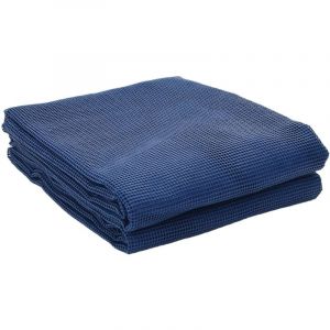 VidaXL Tapis de sol de camping bleu 2,5x2 m