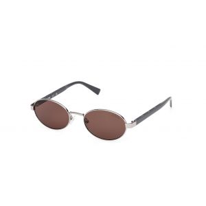 Guess Unisex GU00232 08E Lunettes de soleil M&eacute;tal Bronze &agrave; canon Marron Ronde Normale