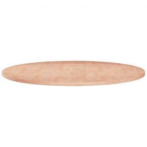 VidaXL Dessus de table rond Ø60x1,5 cm Bois de chêne massif non traité