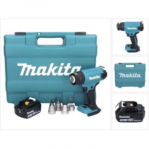 Makita DHG181F1K Décapeur thermique sans fil 150 - 550°C 18V + 1x Batterie 3,0Ah + Coffret - sans chargeur