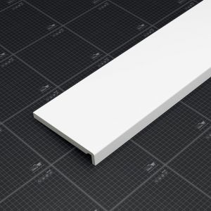 Appui de fen&ecirc;tre PVC l. 20 cm x &eacute;p. 16 mm - Blanc - 120 cm
