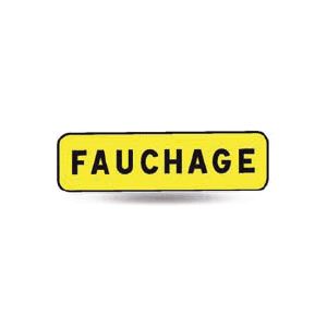 Taliaplast 525111 - Panonceau indication fauchage km c2 900x250mm