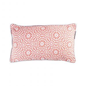 Image de Coussin rectangulaire Tunis Orange corail