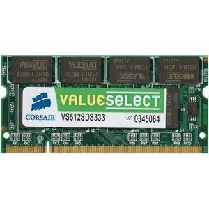 Image de Corsair VS1GSDS667D2 - Barrette mémoire Value Select 1 Go DDR2 667 MHz 200 broches