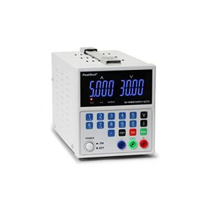 PeakTech 6070 - Alimentation de Laboratoire DC 0-30V / 0-5A, Alimentation Stabilisée à Découpage, Protection contre les Surcharges et les Courts-Circuits, Refroidissement Passif