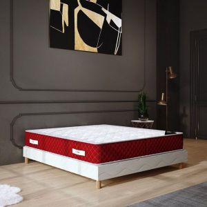 Elite Mattress - Matelas 200x200 rosso Hauteur 25cm Rosso
