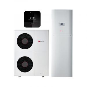 Saunier duval Pompe &agrave; chaleur Air / Eau Monobloc GeniaAir Max 12 Mono + GeniaSet Max + MiPro Sense
