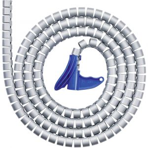 Hellermanntyton Gaine pour c&acirc;bles 16 mm (max) 161-64206 argent 2 m