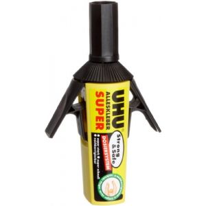Image de UHU 46815 - Colle universelle SUPER Strong & Safe Dispenser, 3 g