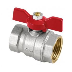 RBM France Vanne &agrave; Boisseau Sph&eacute;rique Ff Poign&eacute;e Papillon Type B&acirc;timent 3/8 : 9890332