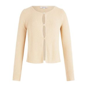 Morgan Gilet manches longues jaune or femme - Taille XXL