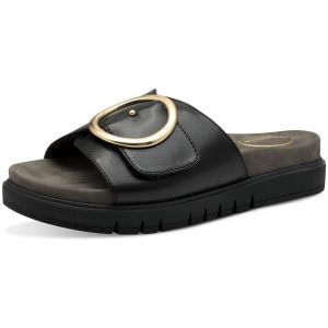 Tamaris Comfort Mules en Cuir pour Femmes &Eacute;l&eacute;gantes, Noir (Noir Nappa), 38 EU