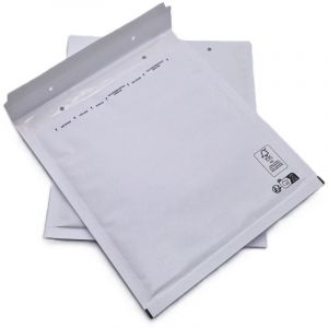 Tremplin Editions - Lot de 10 Pochettes (enveloppes ) &agrave; bulles E/5 : 210 x 265 mm en kraft blanc