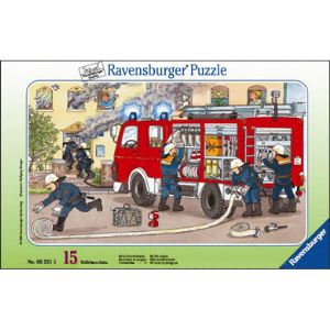 Image de Ravensburger Puzzle Ma voiture de pompier 15 pièces