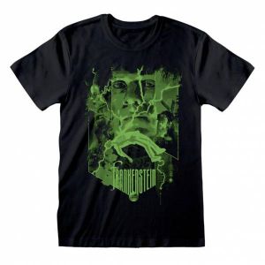 Monstres universels Frankenstein Green Hommes T-shirt UNM04032TSB