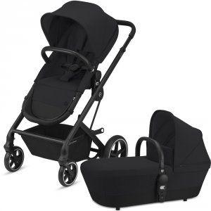 Image de Cybex Poussette duo Balios 2-en-1 châssis noir - Deep Black