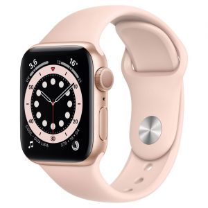 Apple Montre Connectee Watch Series 6 40mm Rose Reconditionnee Grade A+