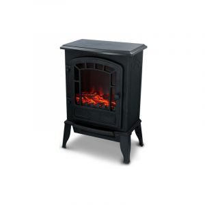 Cheminée murale électrique décorative Classic Fire Torino 2000 W Noir