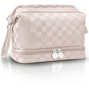 Sc Skycases Travel Essentials - Trousse de toilette et de maquillage - Imperm&eacute;able et compacte - Convient pour le voyage et l'usage quotidien - Unisexe - Rose clair