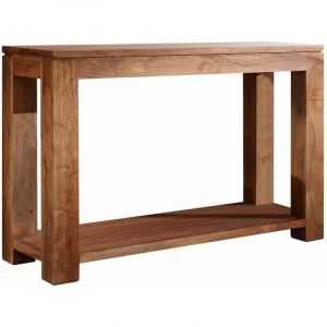 Console 115x40 Acacia laqué Golden honey SHAMAN 12