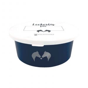 Waldhausen Mangeoire cheval pour friandises avec couvercle Lucky