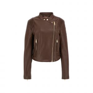 Guess Veste en PU surpiquée femme Jeannine
