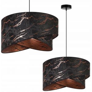 Lampe Suspendu Plafond Lustre Abat-Jour Marbre