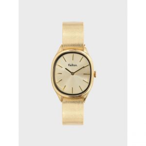 Montre Femme Kelton Colorama 9123392-204-204 - Bracelet Cuir Doré