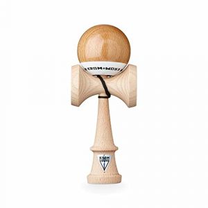 Image de KROM Pro Kendama Bilboquet en Bois pour débutants et confirmés – Pop LOL Naked – Jeu d'adresse Bilboquet pour l'extérieur et l'intérieur – Jouet en Bois avec Ficelle, Balle