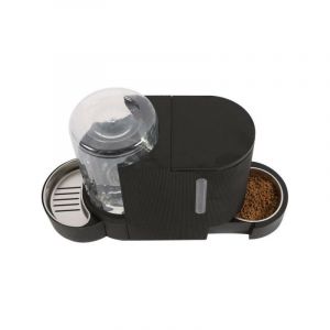 M pets Distributeur de croquettes et d eau M.PETS DUPLO 1 3kg 3L 40 16.2 29.1 cm