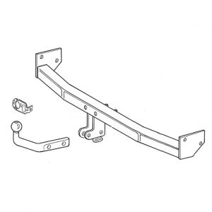 Attelage ''col de cygne'' démontable avec outils BOSAL 040-821