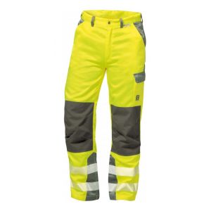Elysee Pantalon de travail haute visibilité PARIS Taille 52, jaune/gris