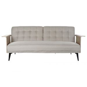 TemaHome Canapé convertible 2 places beige