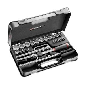 Facom Coffret Douilles 1/2 6 pans en pouces - 25 Pi&egrave;ces