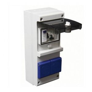 Image de Debflex Coffret atelier étanche IP65 Inter-Diff + disjoncteur + prise