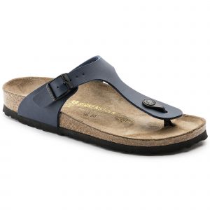 Birkenstock Gizeh - Tongs mixte adulte - Bleu - 38 EU (étroit)