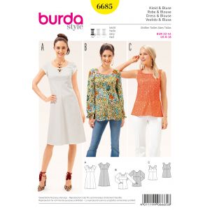 Burda Patron 6685 Robe et Blouse