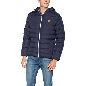 Urban classics Doudounes Doudoune matelassée avec capuche bleu - Taille EU XXL,EU S,EU M,EU L,EU XL,EU 3XL,EU 4XL,EU 5XL