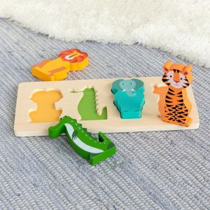 Puzzle en bois enfant Rex London Colourful Creatures