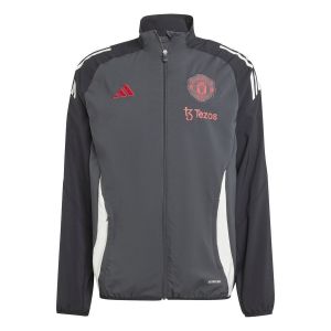 Adidas Manchester United Veste d'Entraînement Presentation Tiro 24 EU - Gris/Noir, pointure Small - ['Gris'] - Taille Small