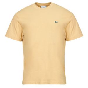 Lacoste Pour homme. T-shirt beige ? coupe classique