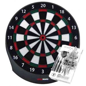 CIBLE JEU DE FLECHETTES ÉLECTRONIQUE GRANBOARD DASH Vert + FLECHETTES