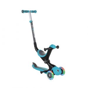 Globber Trottinette évolutive GO-UP DELUXE LIGHTS - Bleu Canard